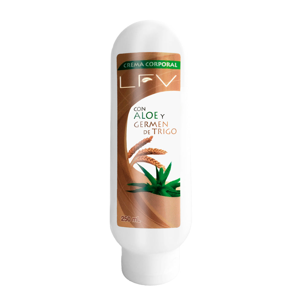 Crema Nutritiva con Germen de Trigo y Aloe Vera LFV x 250 mL